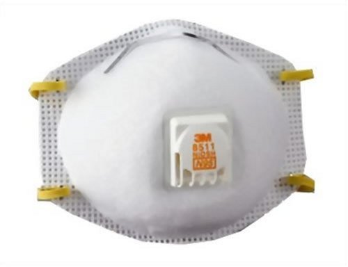 Picture of 3M 8511 Particulate Respirator w/Cool Flow Exhalation Valve- 10 Masks/Box