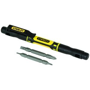 Picture of Stanley 66-344 4-in-1 Pocket Screwdriver- Black