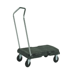 Rubbermaid Commercial Products RCP 4401 BLA Triple Utility Trolley W/ 3-Pos Hndl 500 Lb Max -  RUBBERMAID COMMERCIAL PROD., FG440100BLA