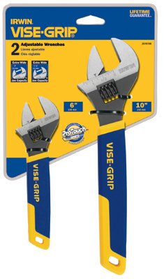 Picture of Irwin Vise-Grip 586-2078700 2 Piece Adjustable Wrench Display 6 Inch &amp; 10 Inch