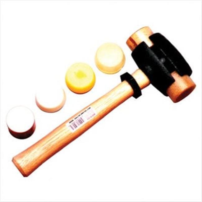 Garland Mfg 311-31004 Split-Head Hammer 2 in Dia. 14 in handle Rawhide