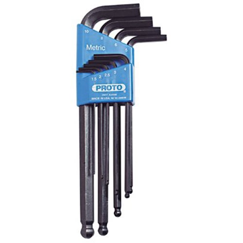 Picture of Proto 577-4996 Set Ball Hex Key Metric