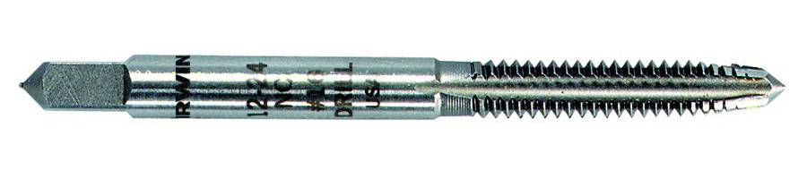 Irwin Hanson #4-40 UNC High Carbon Steel Machine Screw Tap - 8012