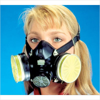 Half Mask Respirator, Comfo Classic, Not Rated, Threaded, Size, S 0 Cartridges Included