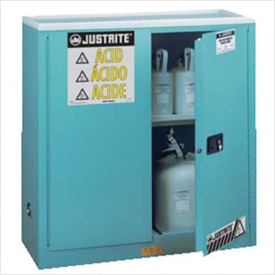 Justrite 400-893002 30 Gal Man Corrosive W-Pdl Hnd