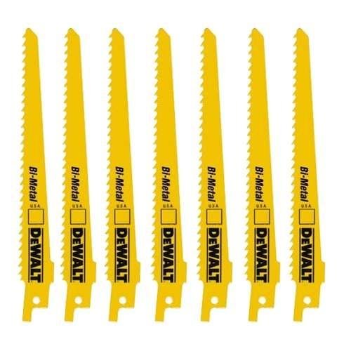Picture of DeWalt 115-DW4803B25 9 Inch 6Tpi Taper Back Bi-Metal Reciprocating Saw Blade Bulk 25