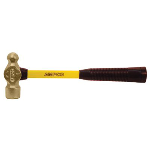 Picture of Ampco Safety Tools 065-H-00FG 1-4 Lb Ball Peen Hammerw-Fbg. Handle