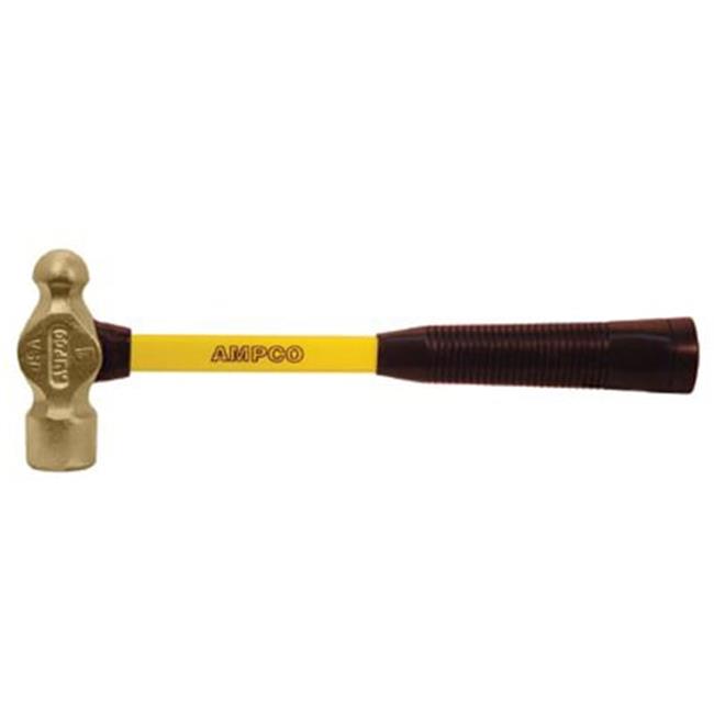 Ampco Safety Tools 065-H-00FG 1-4 Lb Ball Peen Hammerw-Fbg. Handle