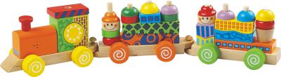 Picture of CHH 961095 Block Train Puzzle Set with noise
