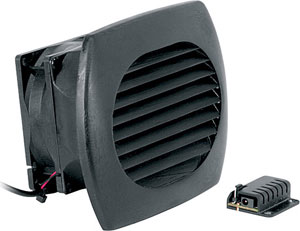 QuietCool Cabinet Cooler  Black  Single Fan  Automatic Temperature Control