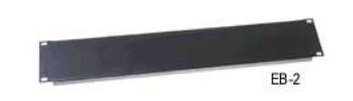 3U Flanged Econo-Blank - Black