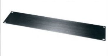 1U Flat Aluminum Blank Panel