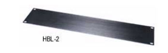 HBL2 2U Flat Aluminum Blank Panel