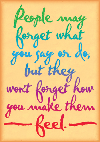 Picture of Trend Enterprises Inc. T-A67378 People May Forget What You Say Poster