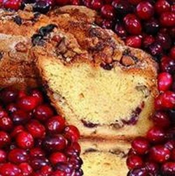 Picture of My Grandma CRLGCN Large- 10 in.- 3.1 lbs Cape Cod Cranberry Coffee Cake- No Nuts