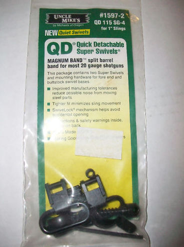 Picture of Uncle Mikes 1597-2 QD Quick Detachable for 1 in. Slings 20 Gauge