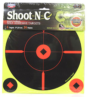 Picture of Birchwood Casey 34806 BMW-6 Shoot-N-C Target 8 in. Round - 6 Pack