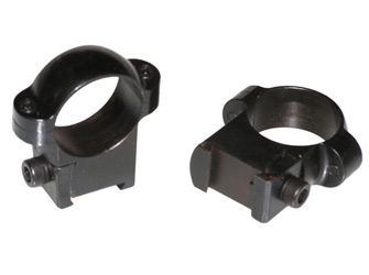 Burris 420140 CZ527 1 in. Medium Short Action Ring Mount Pair - Gloss