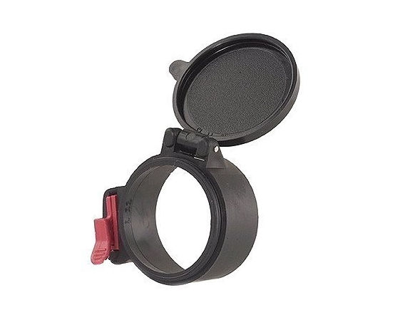 Picture of Butler Creek 30100 1.5 in. Flip-Open Scope Cover Objective - Black
