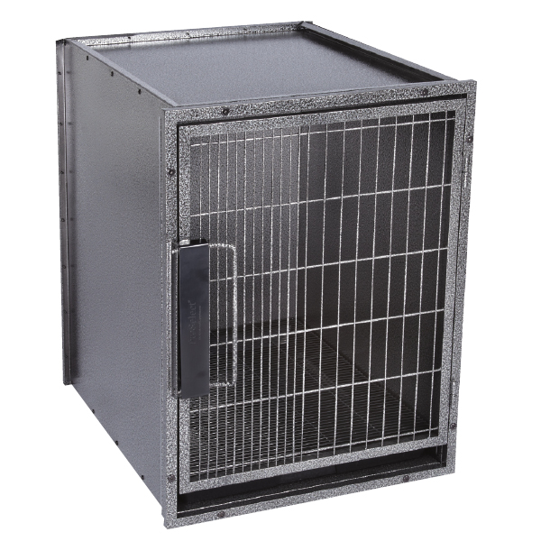 Picture of Pet Pals ZW5202 24 17 ProSelect Modular Kennel Cage Sm Graphite