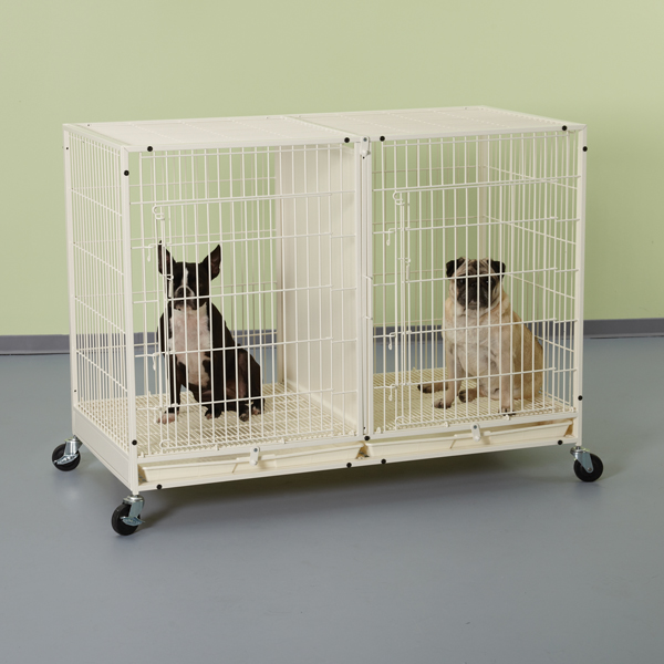 Picture of Pet Pals ZW5312 11 PS Color Modular Cage X-Tall with Plstic Try Ivory S