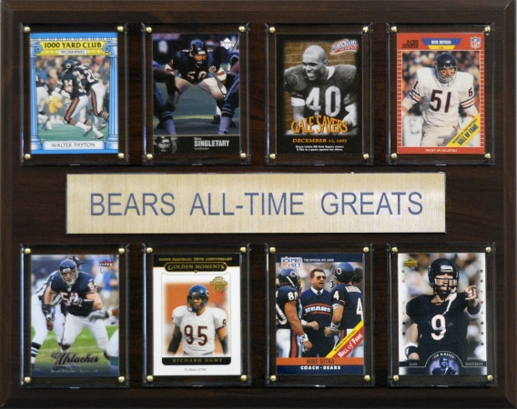 Picture of C & I Collectables 1215ATGBEAR NFL Chicago Bears All-Time Greats Plaque