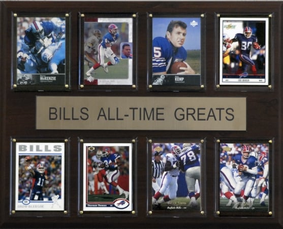 Picture of C & I Collectables 1215ATGBILL NFL Buffalo Bills All-Time Greats Plaque
