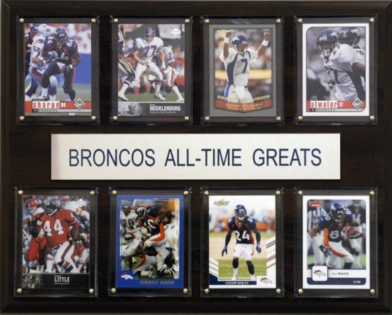 Picture of C & I Collectables 1215ATGBRON NFL Denver Broncos All-Time Greats Plaque