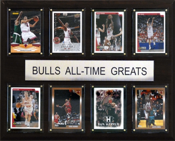 Picture of C & I Collectables 1215ATGBULL NBA Chicago Bulls All-Time Greats Plaque