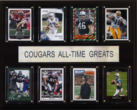 Picture of C & I Collectables 1215ATGBYU NCAA Football BYU Cougars All-Time Greats Plaque