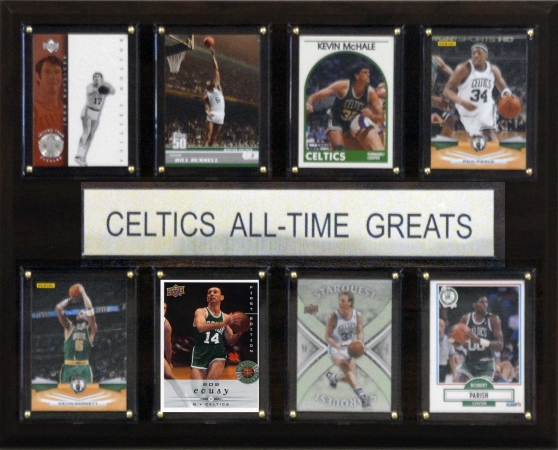 Picture of C & I Collectables 1215ATGCELT NBA Boston Celtics All-Time Greats Plaque