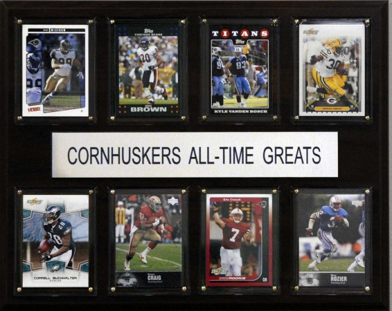 Picture of C & I Collectables 1215ATGCORN NCAA Football Nebraska Cornhuskers All-Time Greats Plaque