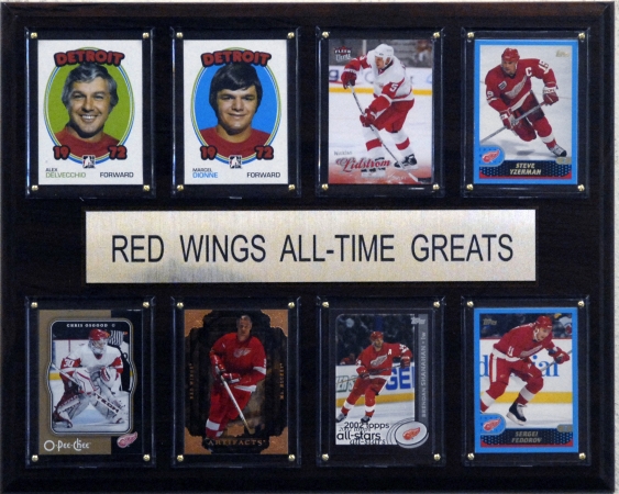 Picture of C & I Collectables 1215ATGDRW NHL Detroit Red Wings All-Time Greats Plaque