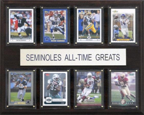 Picture of C & I Collectables 1215ATGFSU NCAA Football Florida State Seminoles All-Time Greats Plaque