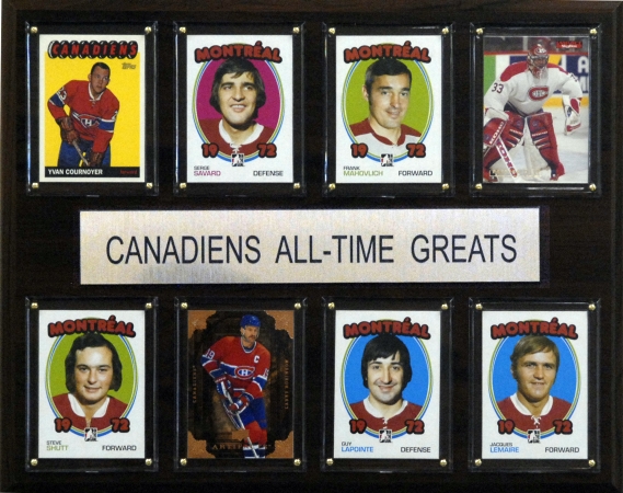 Picture of C & I Collectables 1215ATGHABS NHL Montreal Canadiens All-Time Greats Plaque