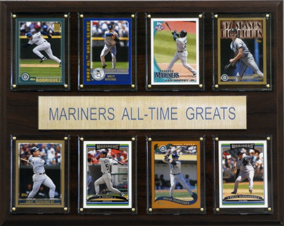 Picture of C & I Collectables 1215ATGMAR MLB Seattle Mariners All-Time Greats Plaque