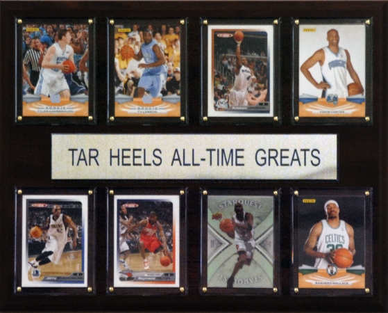 Picture of C & I Collectables 1215ATGNCBK NCAA Basketball North Carolina Tar Heels All-Time Greats Plaque