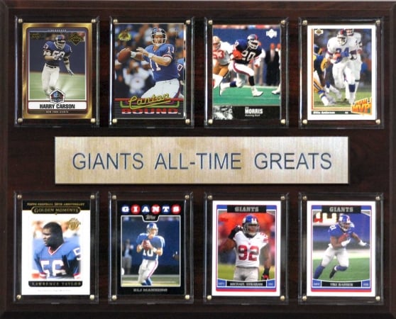 Picture of C & I Collectables 1215ATGNYG NFL New York Giants All-Time Greats Plaque