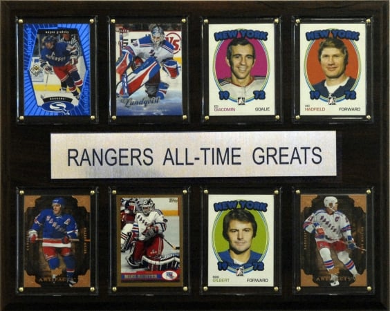 Picture of C & I Collectables 1215ATGNYR NHL New York Rangers All-Time Greats Plaque