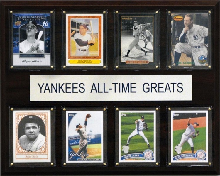 Picture of C & I Collectables 1215ATGNYY MLB New York Yankees All-Time Greats Plaque