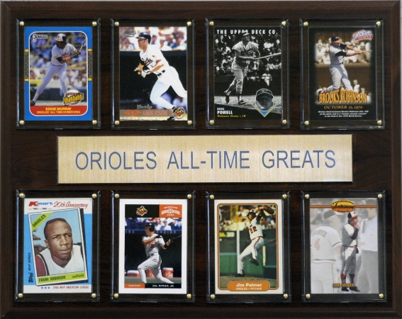 Picture of C & I Collectables 1215ATGORI MLB Baltimore Orioles All-Time Greats Plaque