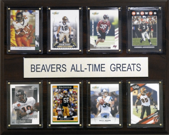 Picture of C & I Collectables 1215ATGOSB NCAA Football Oregon State Beavers All-Time Greats Plaque