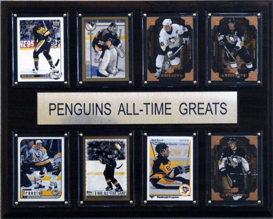 Picture of C & I Collectables 1215ATGPENG NHL Pittsburgh Penguins All-Time Greats Plaque