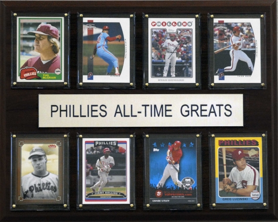 Picture of C & I Collectables 1215ATGPHILS MLB Philadelphia Phillies All-Time Greats Plaque