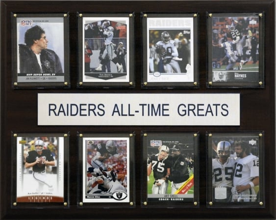 Picture of C & I Collectables 1215ATGRAID NFL Oakland Raiders All-Time Greats Plaque