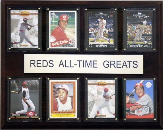 Picture of C & I Collectables 1215ATGREDS MLB Cincinnati Reds All-Time Greats Plaque