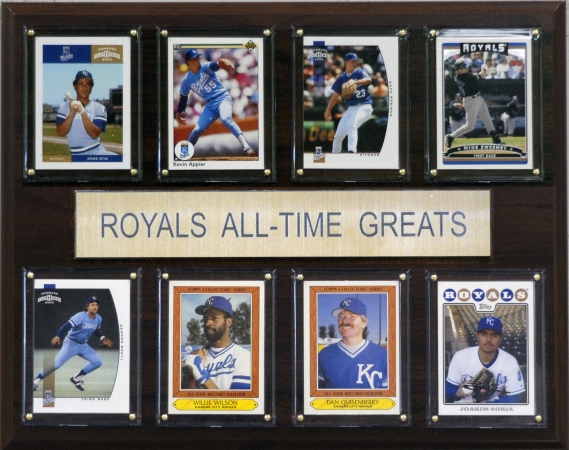Picture of C & I Collectables 1215ATGROY MLB Kansas City Royals All-Time Greats Plaque