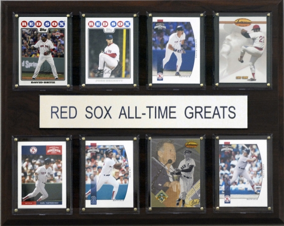 Picture of C & I Collectables 1215ATGRSOX MLB Boston Red Sox All-Time Greats Plaque