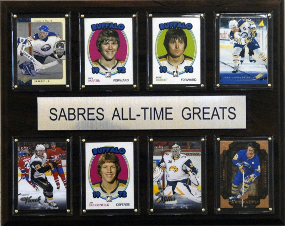 Picture of C & I Collectables 1215ATGSABRES NHL Buffalo Sabres All-Time Greats Plaque