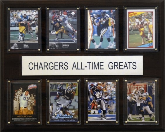 Picture of C & I Collectables 1215ATGSDC NFL San Diego Chargers All-Time Greats Plaque